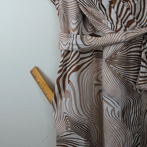 Elegant Reiss Rosie Animal Print Midi Dress NWT Size 14 Midi